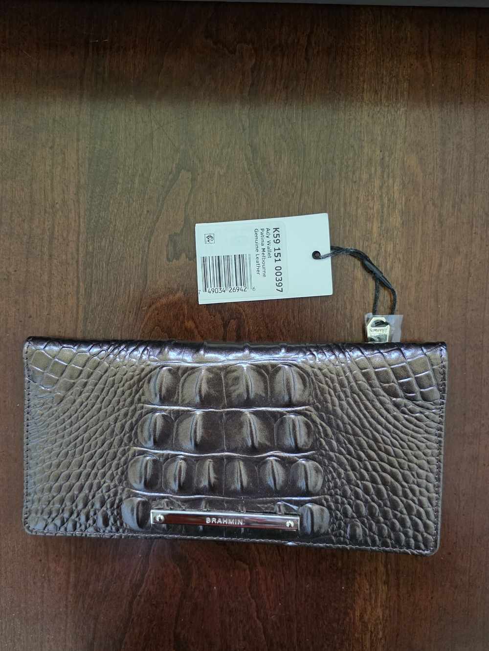 Brahmin Ady Wallet in Patina Melbourne NWT